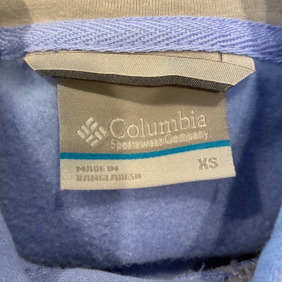 Columbia Sportswear Rush Valley Long Hoodie Sweatshirt Dress Lavender XS NWT - Picture 5 of 7